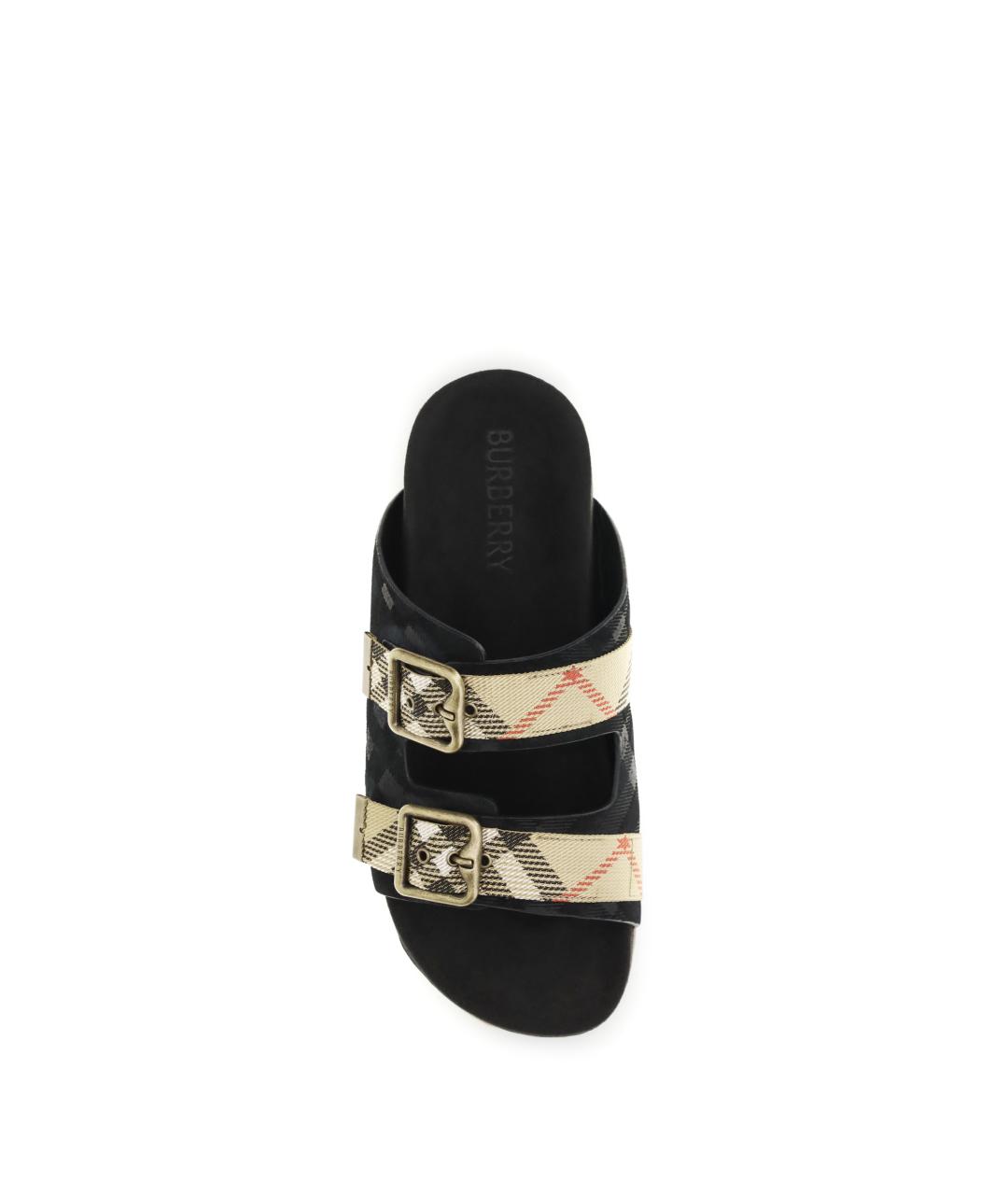 BURBERRY Мульти кожаные сандалии, фото 4