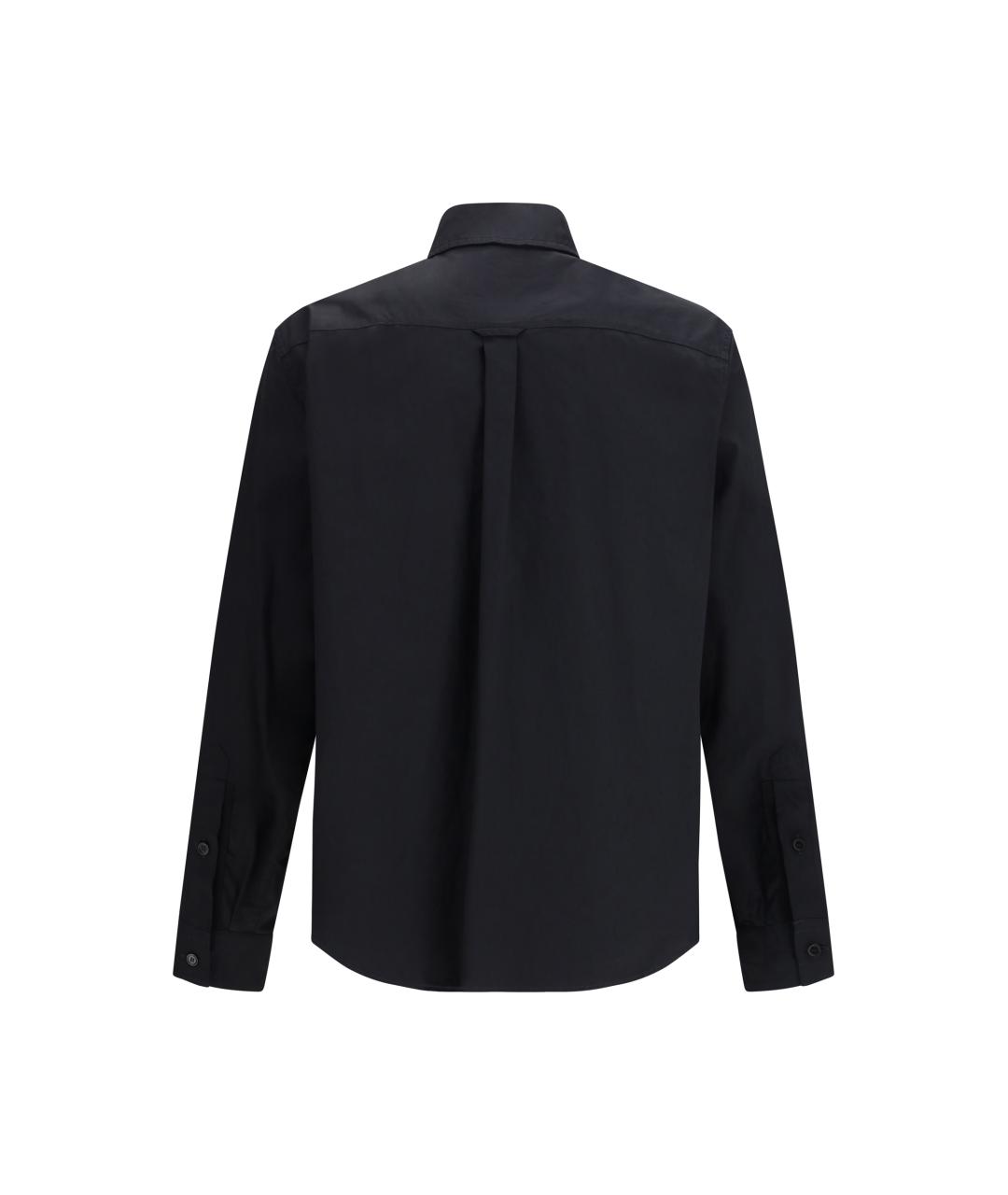 DOLCE&GABBANA Черная хлопковая кэжуал рубашка, фото 2