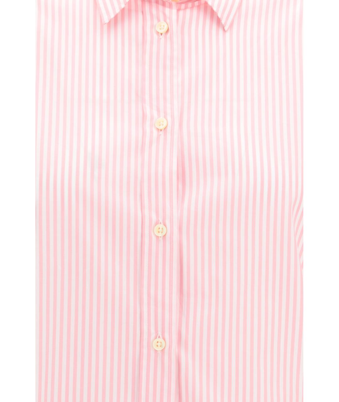 DEPERLU Розовая хлопковая рубашка, фото 3