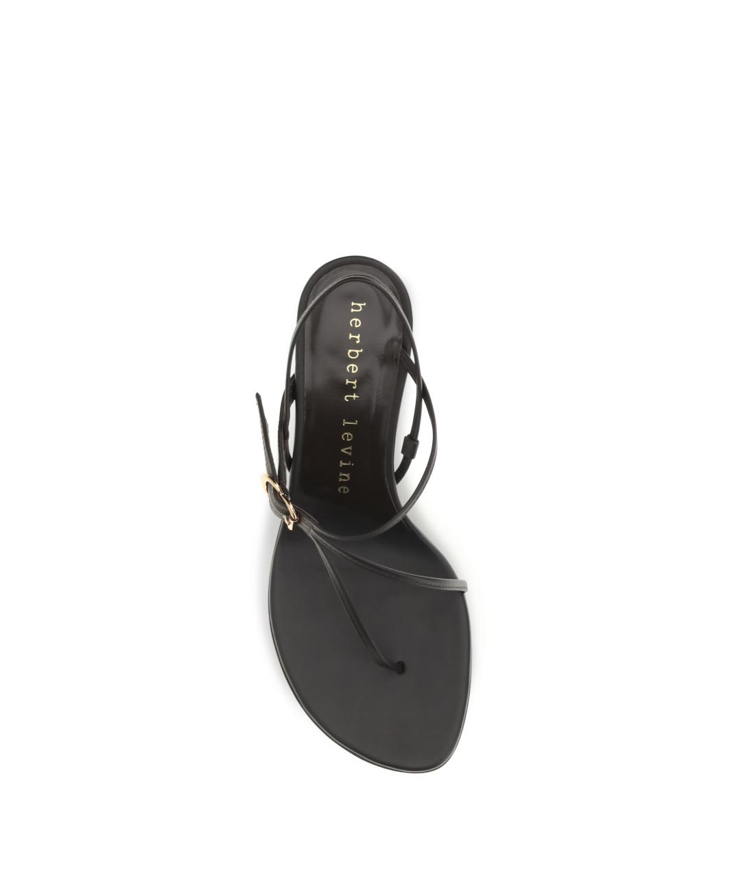 HERBERT LEVINE Коричневые кожаные сандалии, фото 4