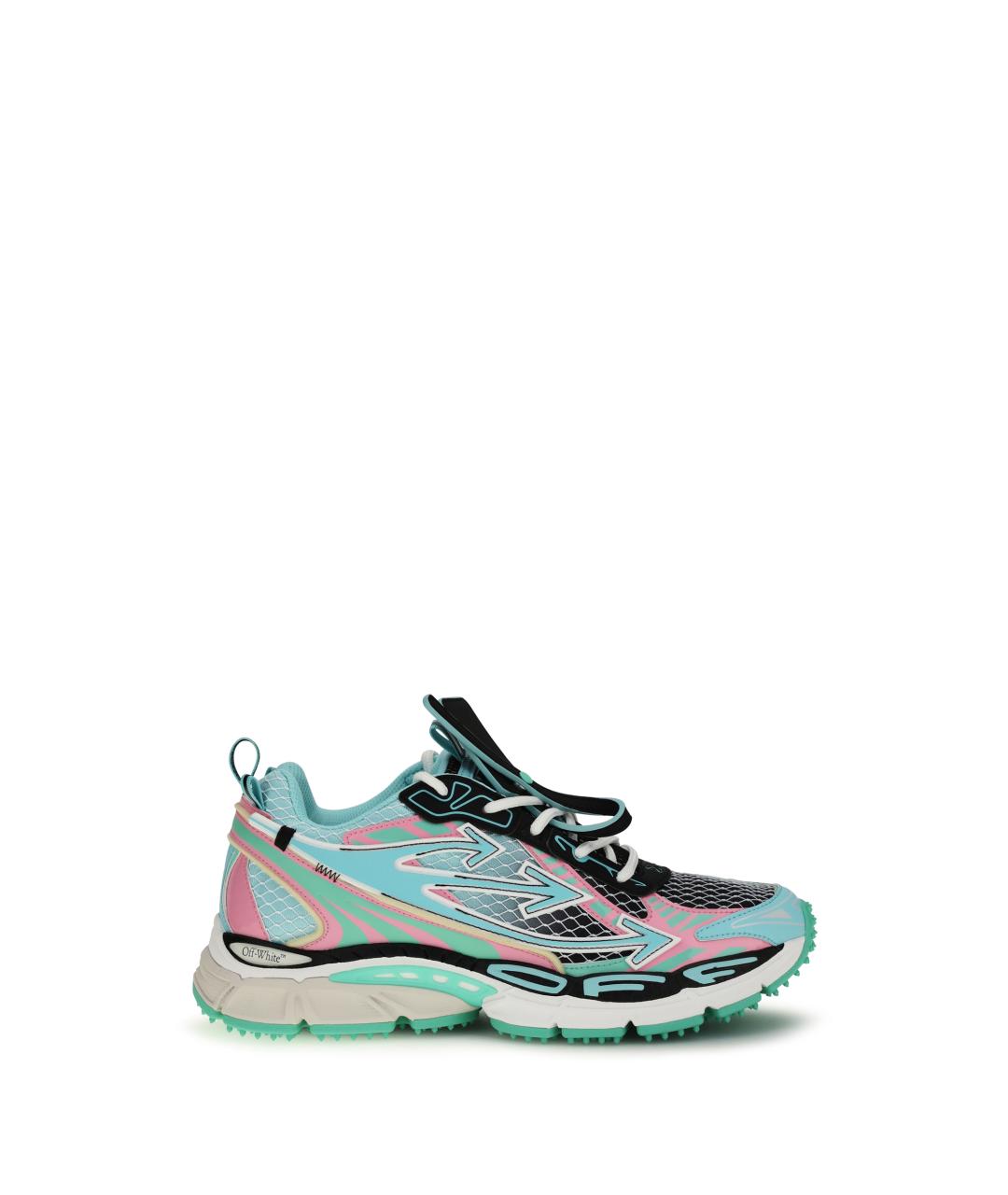 OFF-WHITE Мульти кожаные низкие кроссовки / кеды, фото 1