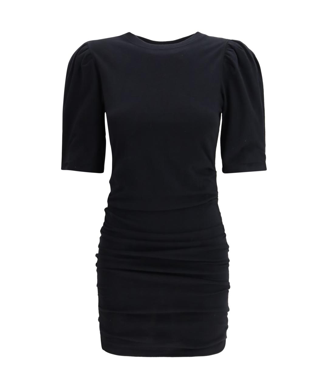 ISABEL MARANT Черное хлопковое повседневное платье, фото 1