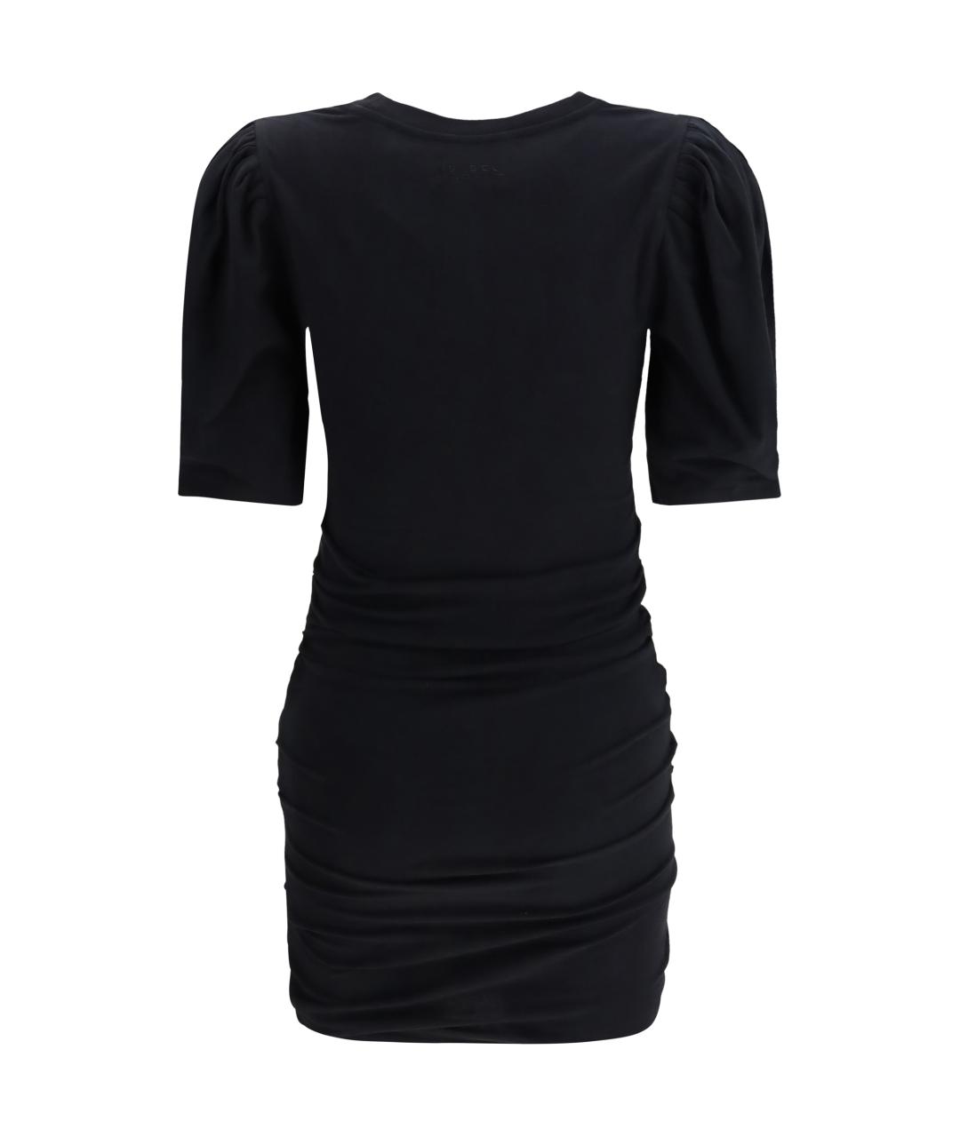 ISABEL MARANT Черное хлопковое повседневное платье, фото 2