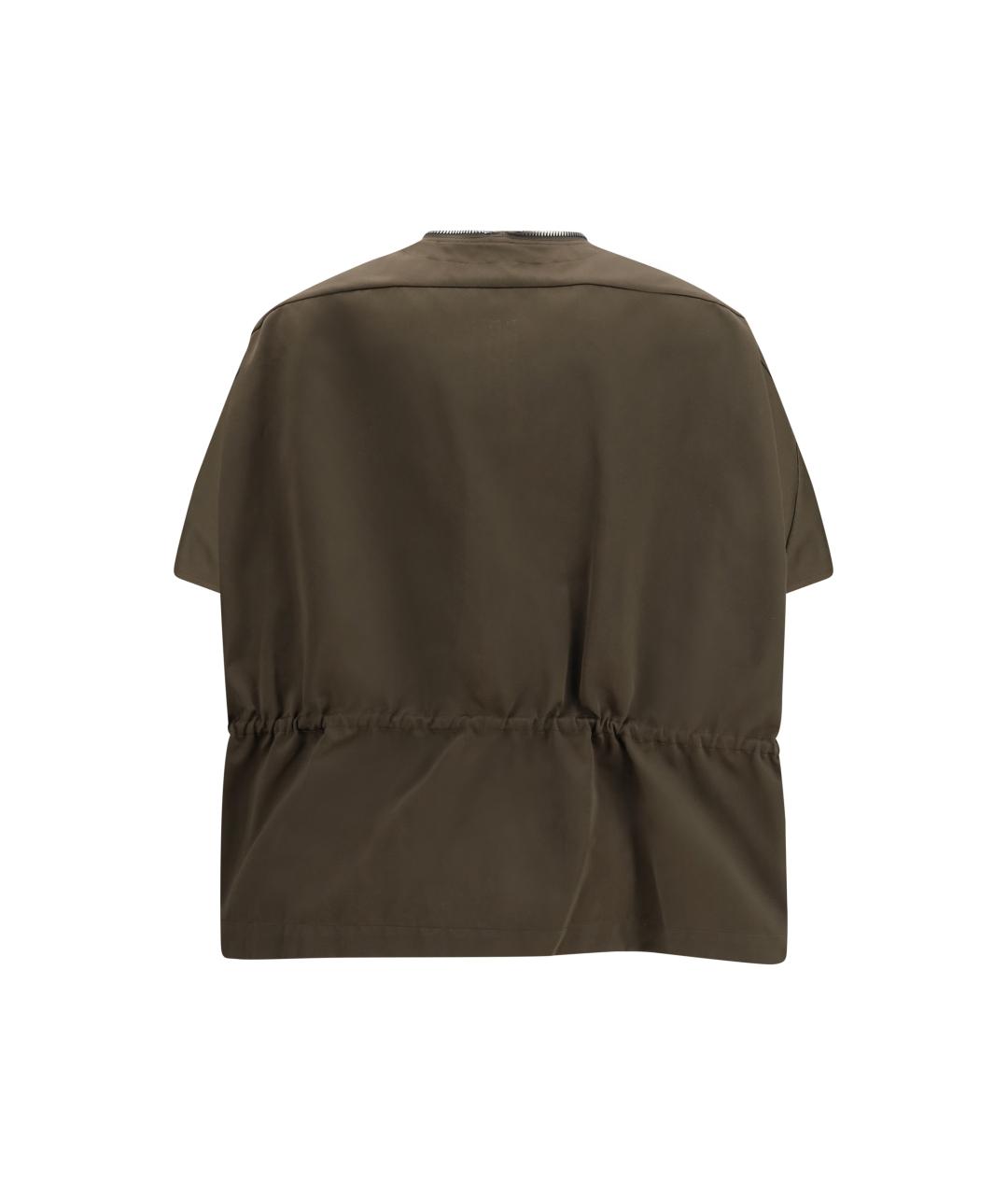 RICK OWENS Хаки полиэстеровая куртка, фото 2