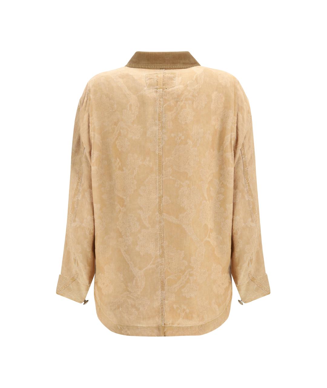 R13 Бежевая льняная куртка, фото 2