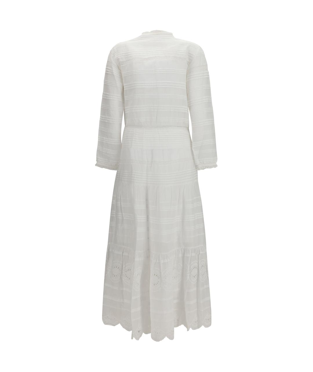 ISABEL MARANT ETOILE Белое хлопковое повседневное платье, фото 2