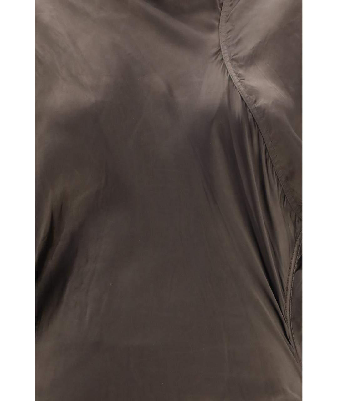 RICK OWENS Серое вискозное вечернее платье, фото 3