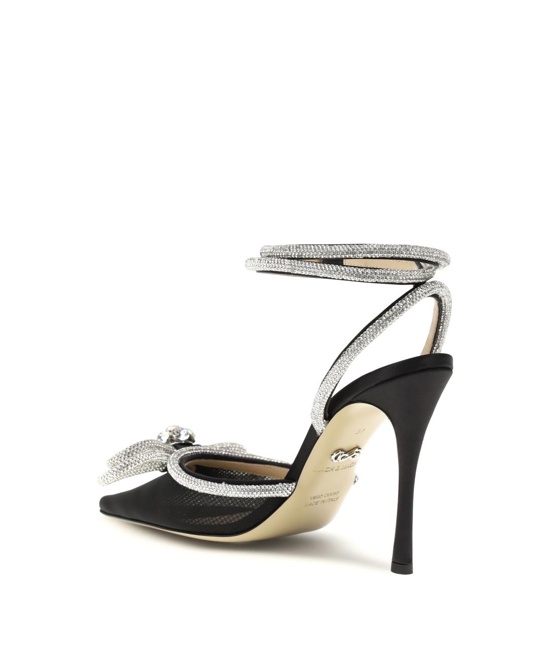 MACH&MACH Черные текстильные туфли, фото 3