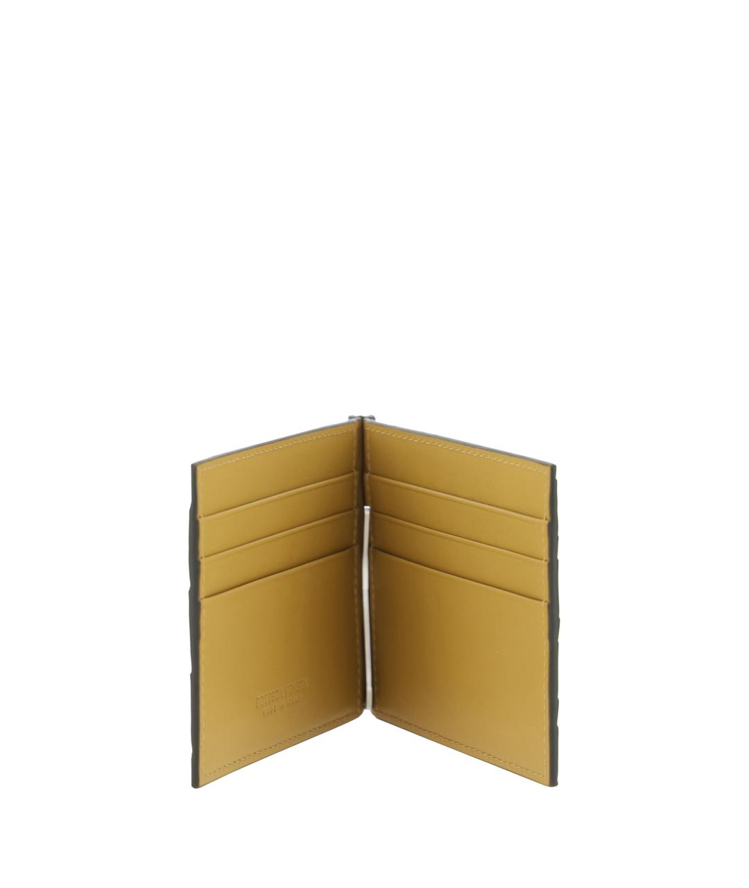 BOTTEGA VENETA Коричневый кожаный кошелек, фото 3