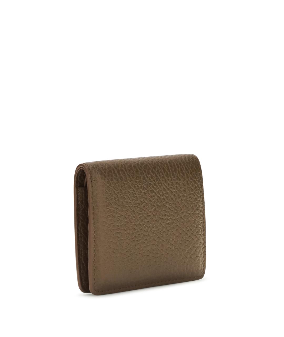 MAISON MARGIELA Коричневый кожаный кардхолдер, фото 2