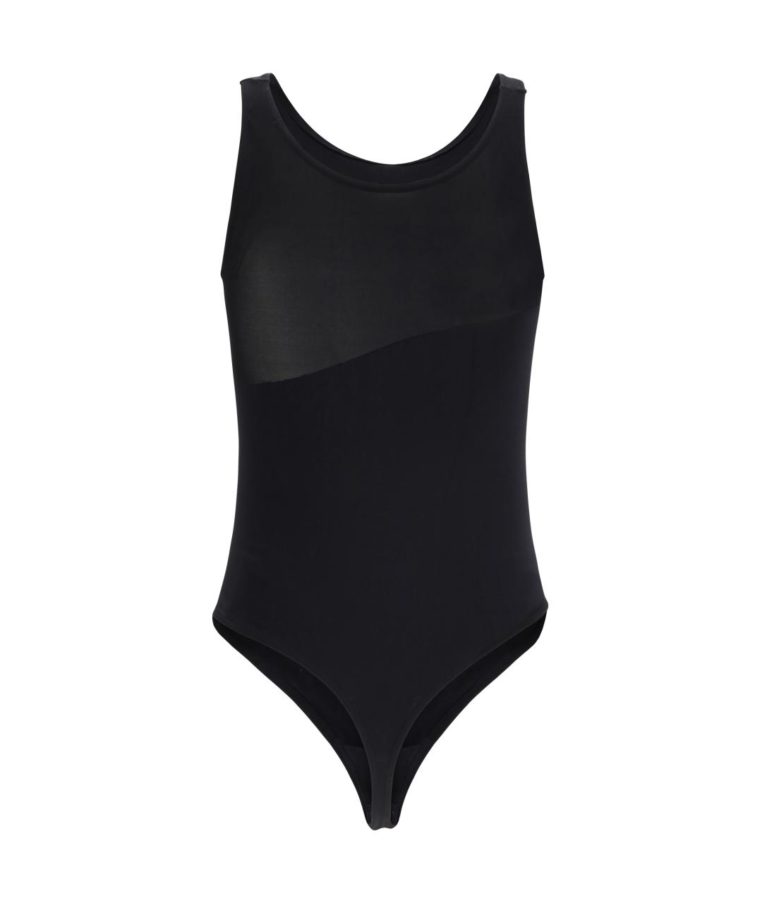 WOLFORD Черное полиамидовое боди, фото 2