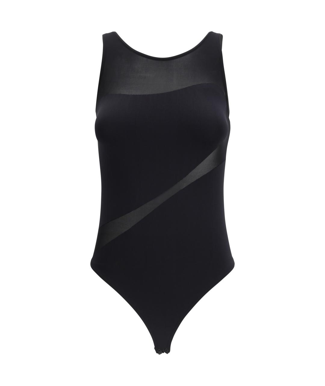 WOLFORD Черное полиамидовое боди, фото 1