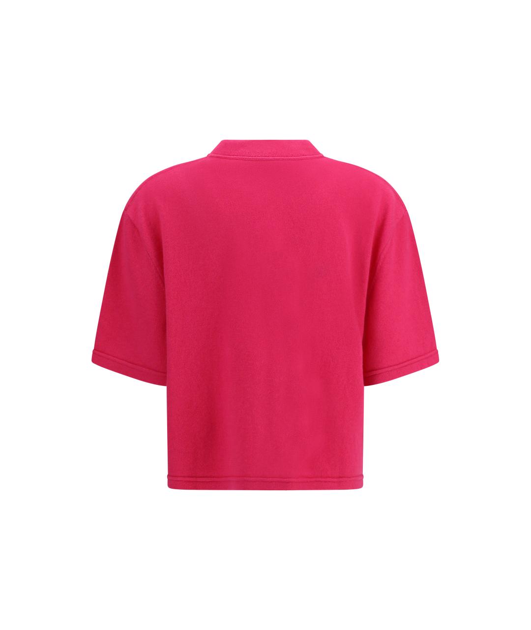 Sa Su Phi Розовая кашемировая футболка, фото 2