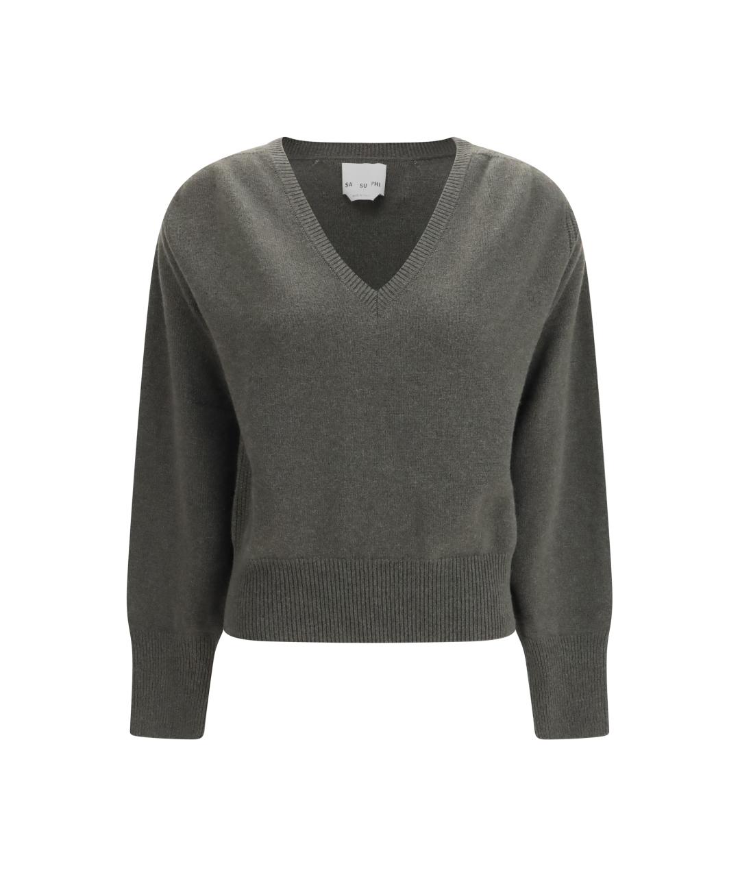 Sa Su Phi Хаки кашемировый джемпер / свитер, фото 1