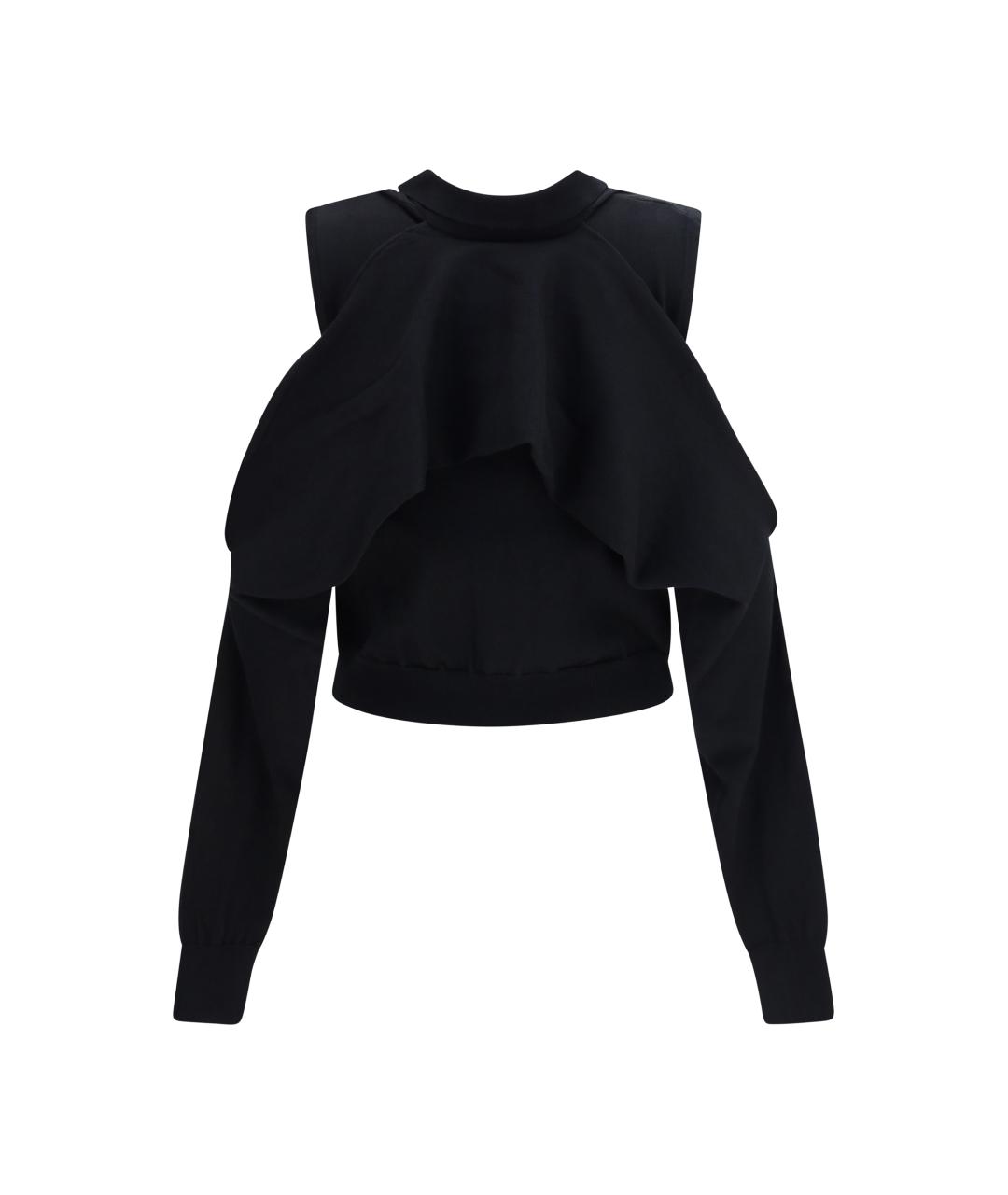 ALAINPAUL Черный хлопковый кардиган, фото 2