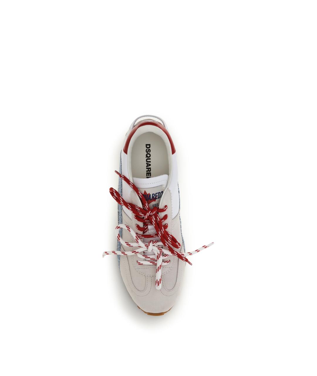 DSQUARED2 Мульти кожаные низкие кроссовки / кеды, фото 4