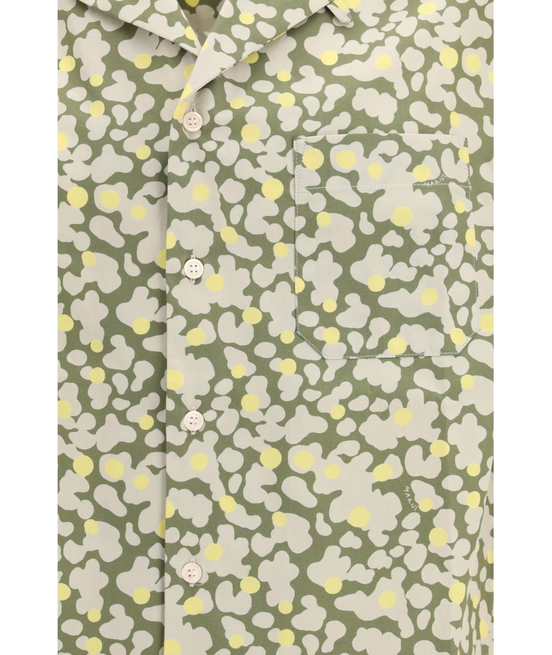 MARNI Мульти хлопковая кэжуал рубашка, фото 3