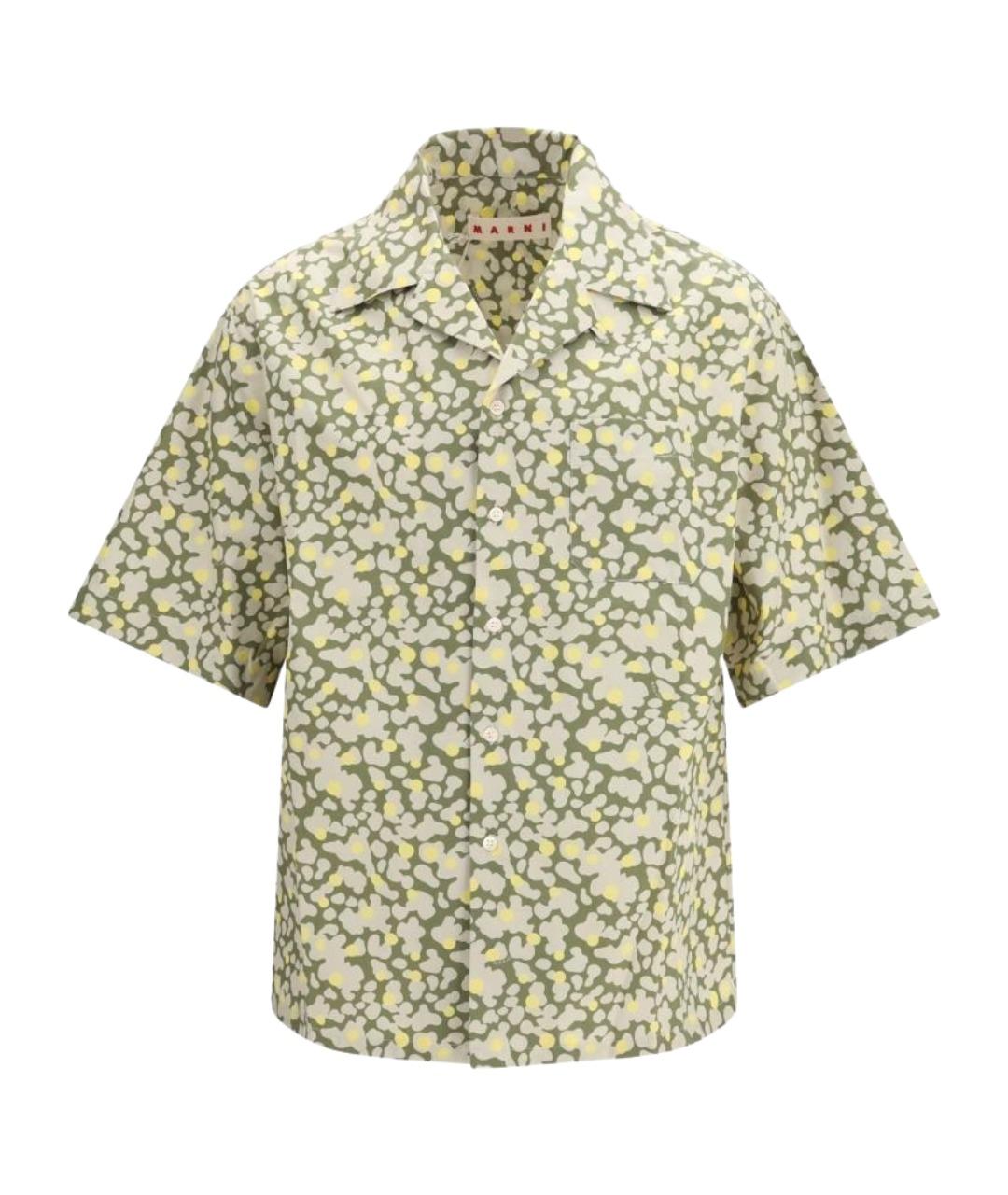 MARNI Мульти хлопковая кэжуал рубашка, фото 1
