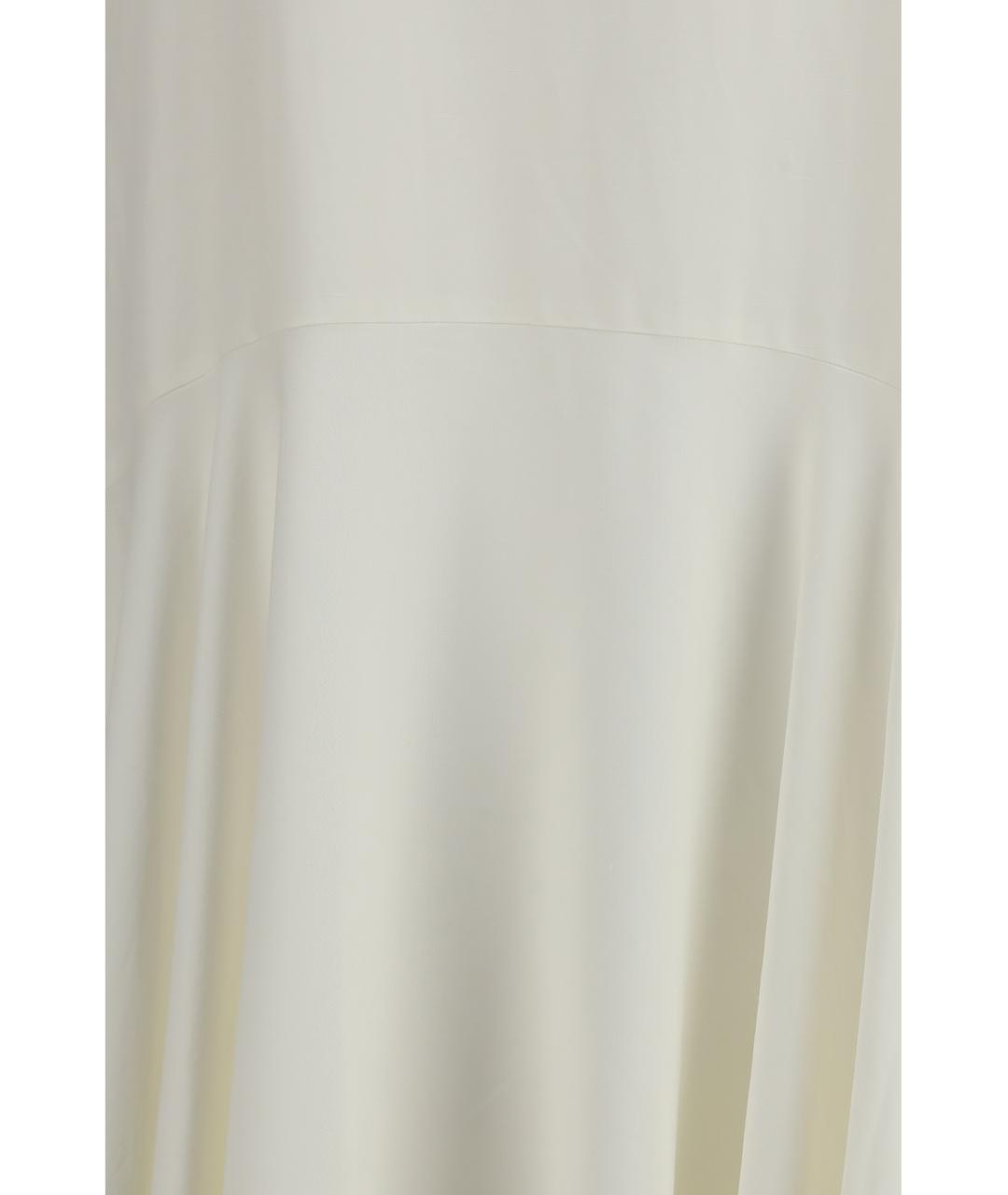 P.A.R.O.S.H. Бежевое вискозное повседневное платье, фото 3