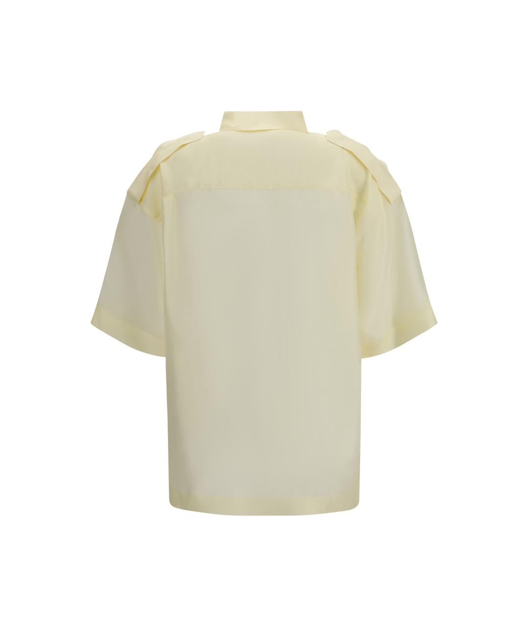 PHOEBE PHILO Бежевая шелковая рубашка, фото 2