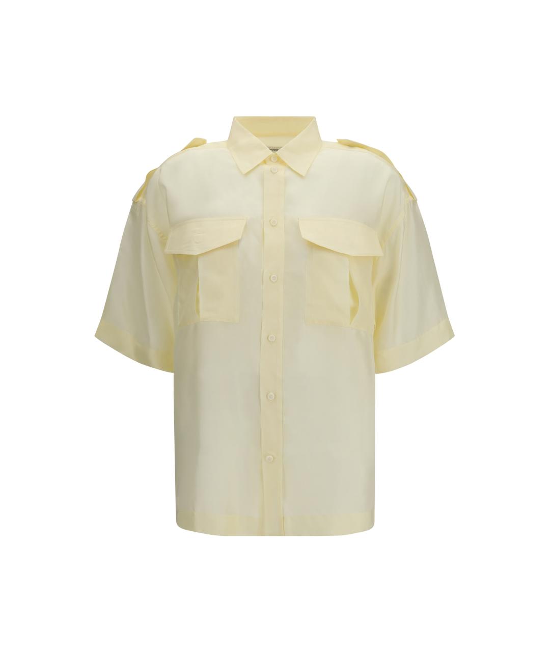 PHOEBE PHILO Бежевая шелковая рубашка, фото 1