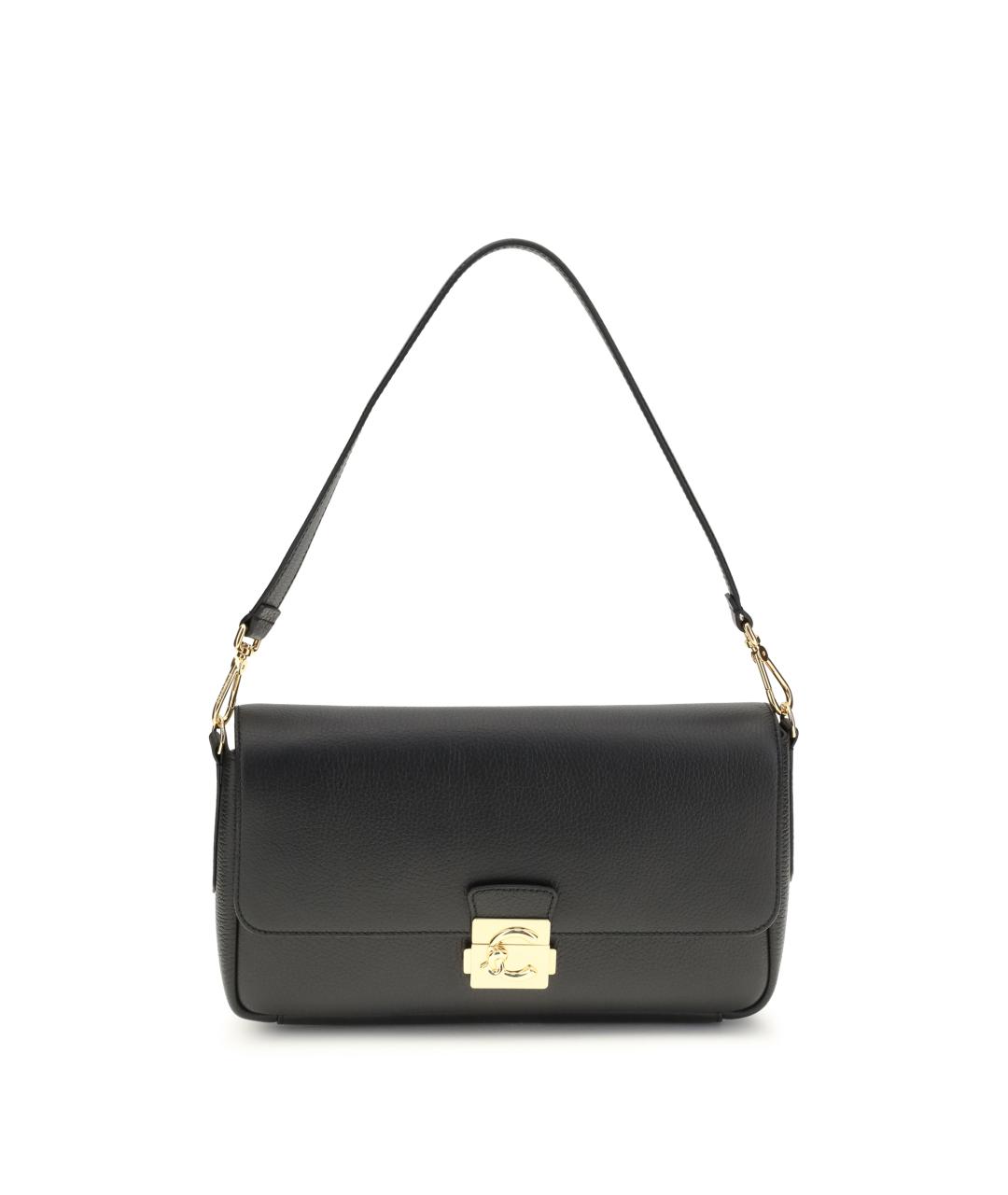 COCCINELLE Черная кожаная сумка через плечо, фото 1