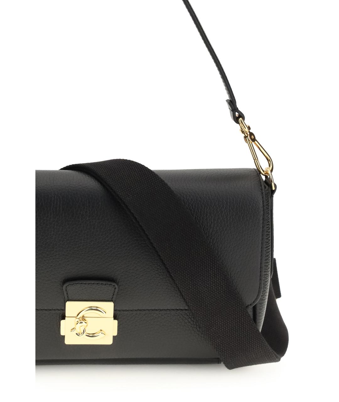 COCCINELLE Черная кожаная сумка через плечо, фото 4