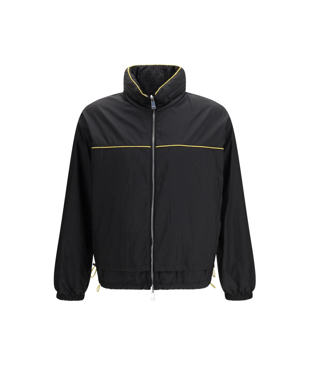 FENDI Черная полиамидовая куртка, фото 1