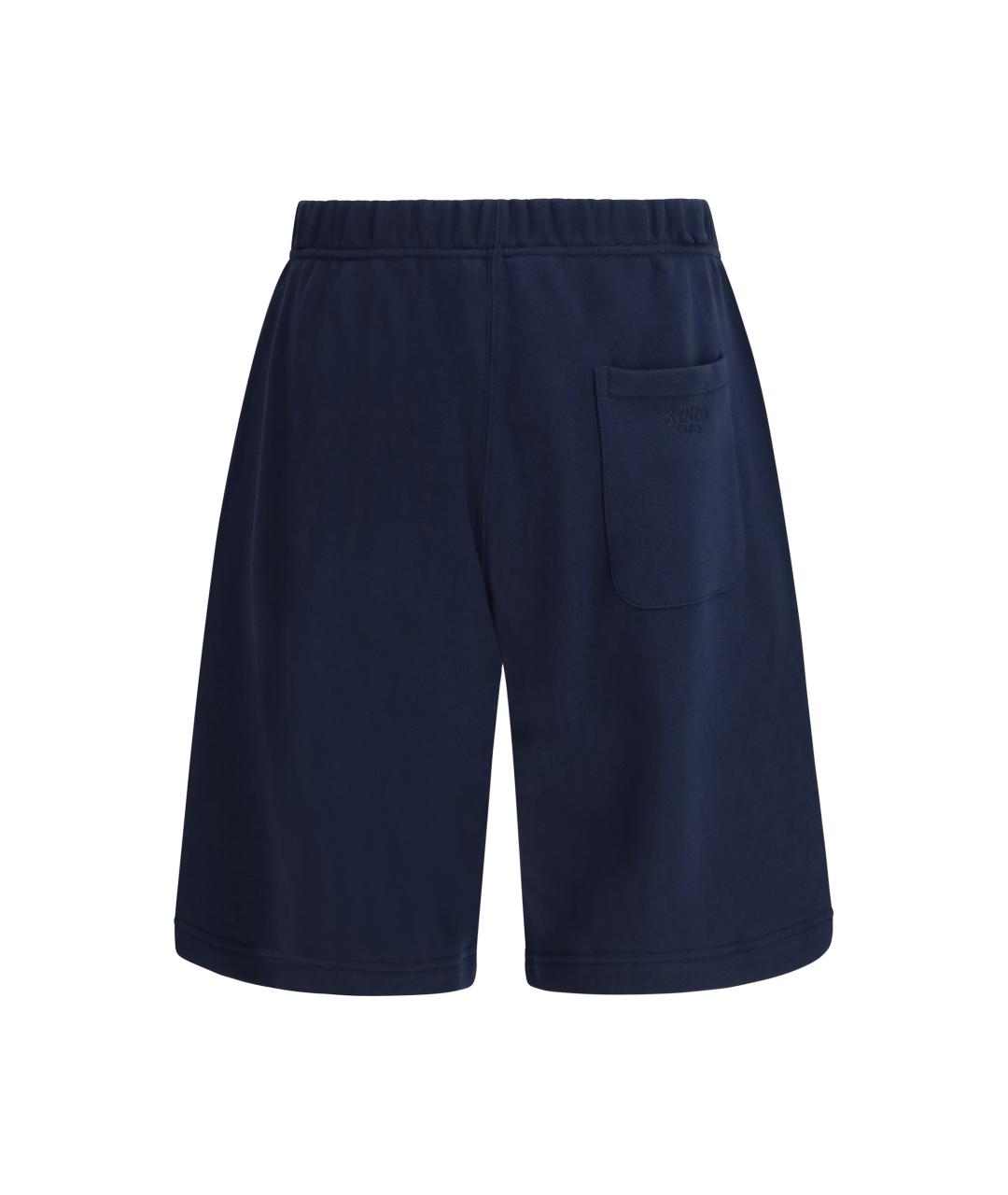 KENZO Синие хлопковые шорты, фото 2