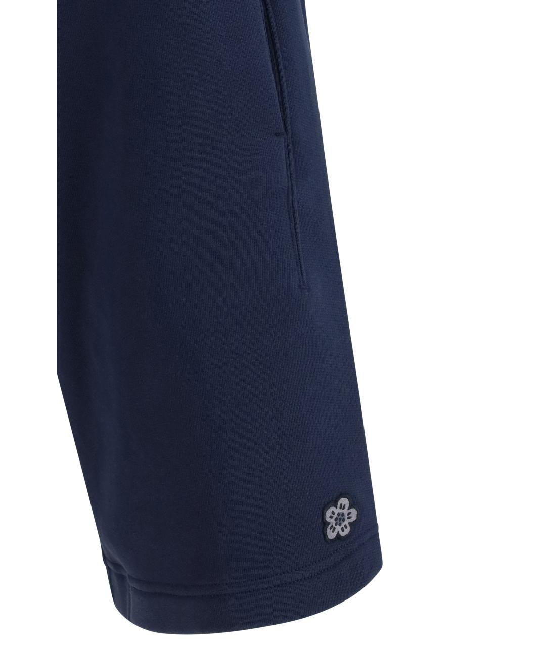 KENZO Синие хлопковые шорты, фото 3