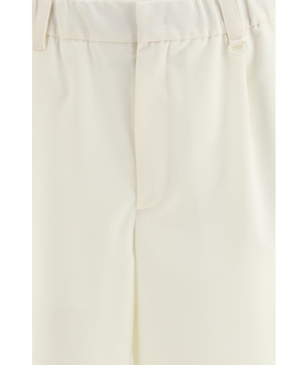 LAMINAR Белые полиэстеровые шорты, фото 3