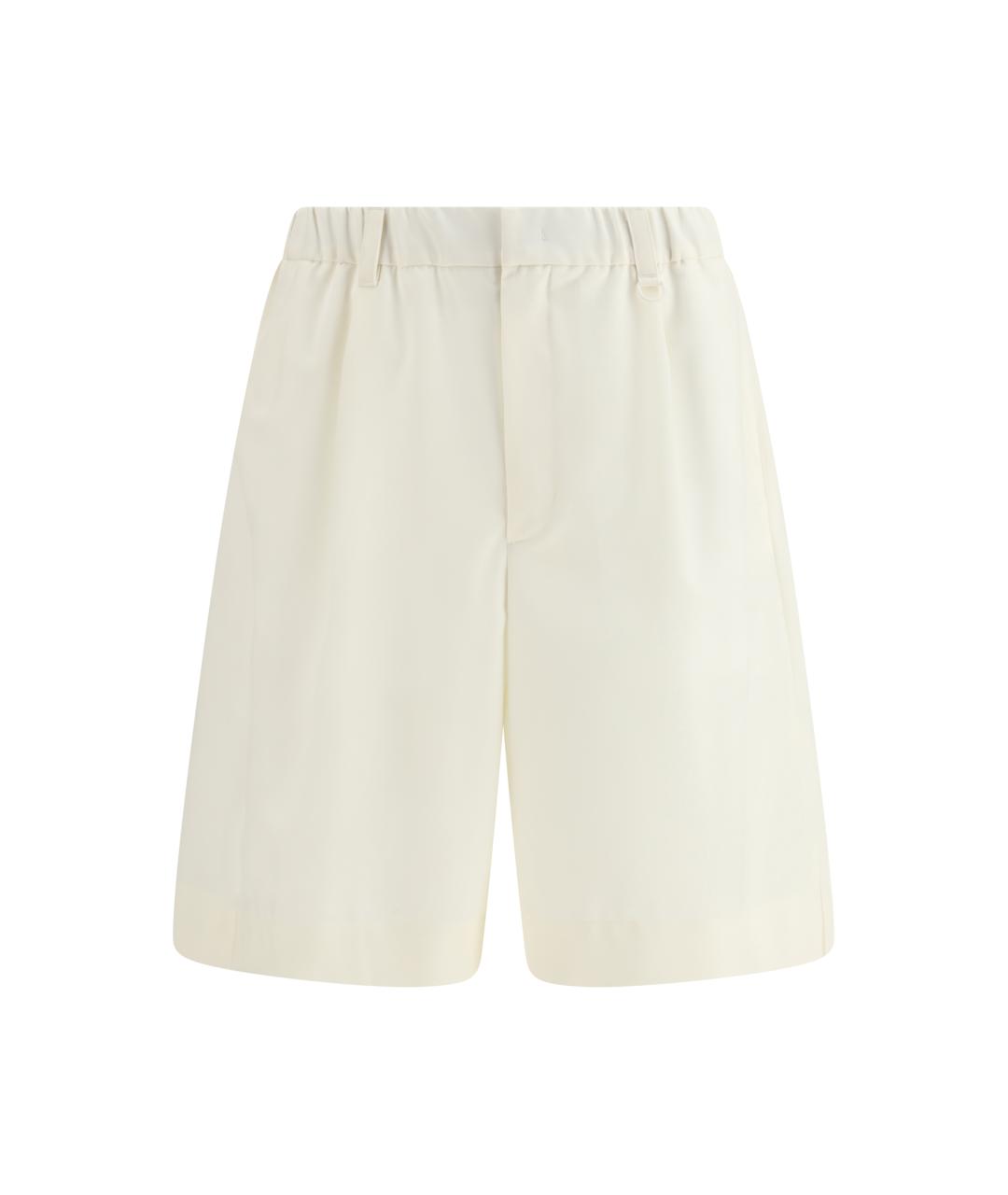LAMINAR Белые полиэстеровые шорты, фото 1