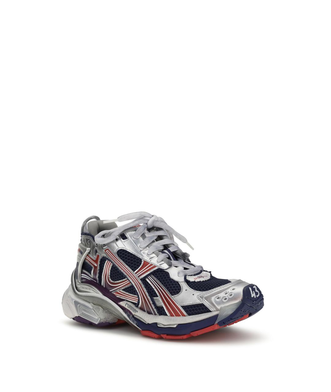 BALENCIAGA Мульти синтетические низкие кроссовки / кеды, фото 2