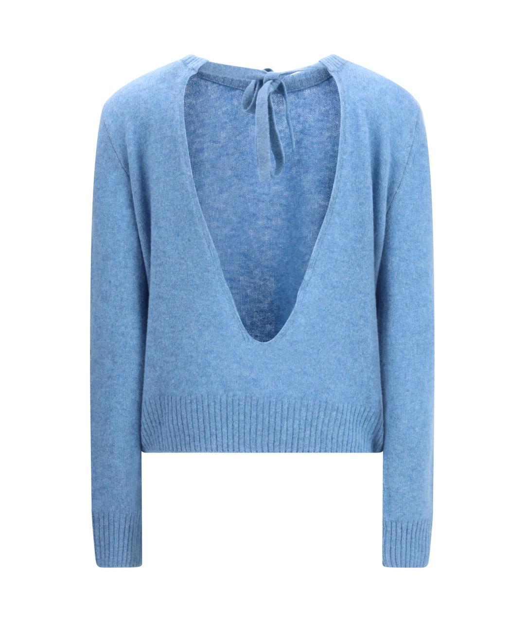 MARNI Голубой кашемировый джемпер / свитер, фото 2