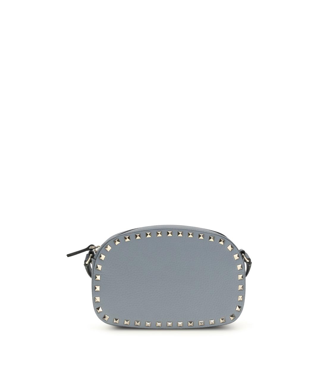 VALENTINO Голубая кожаная сумка через плечо, фото 1