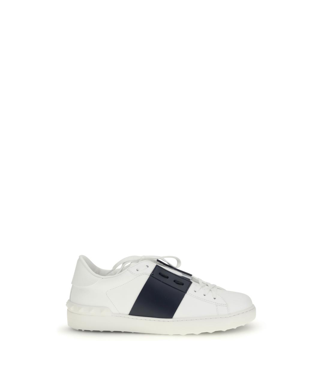 VALENTINO Белые кожаные низкие кроссовки / кеды, фото 5