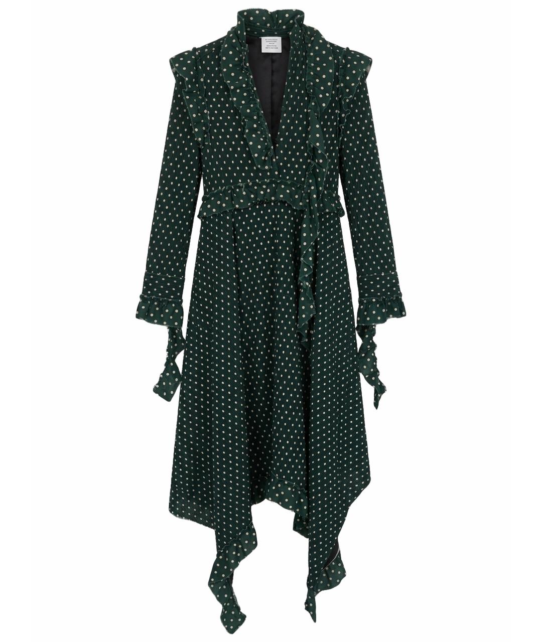 VETEMENTS Зеленые полиэстеровое вечернее платье, фото 1