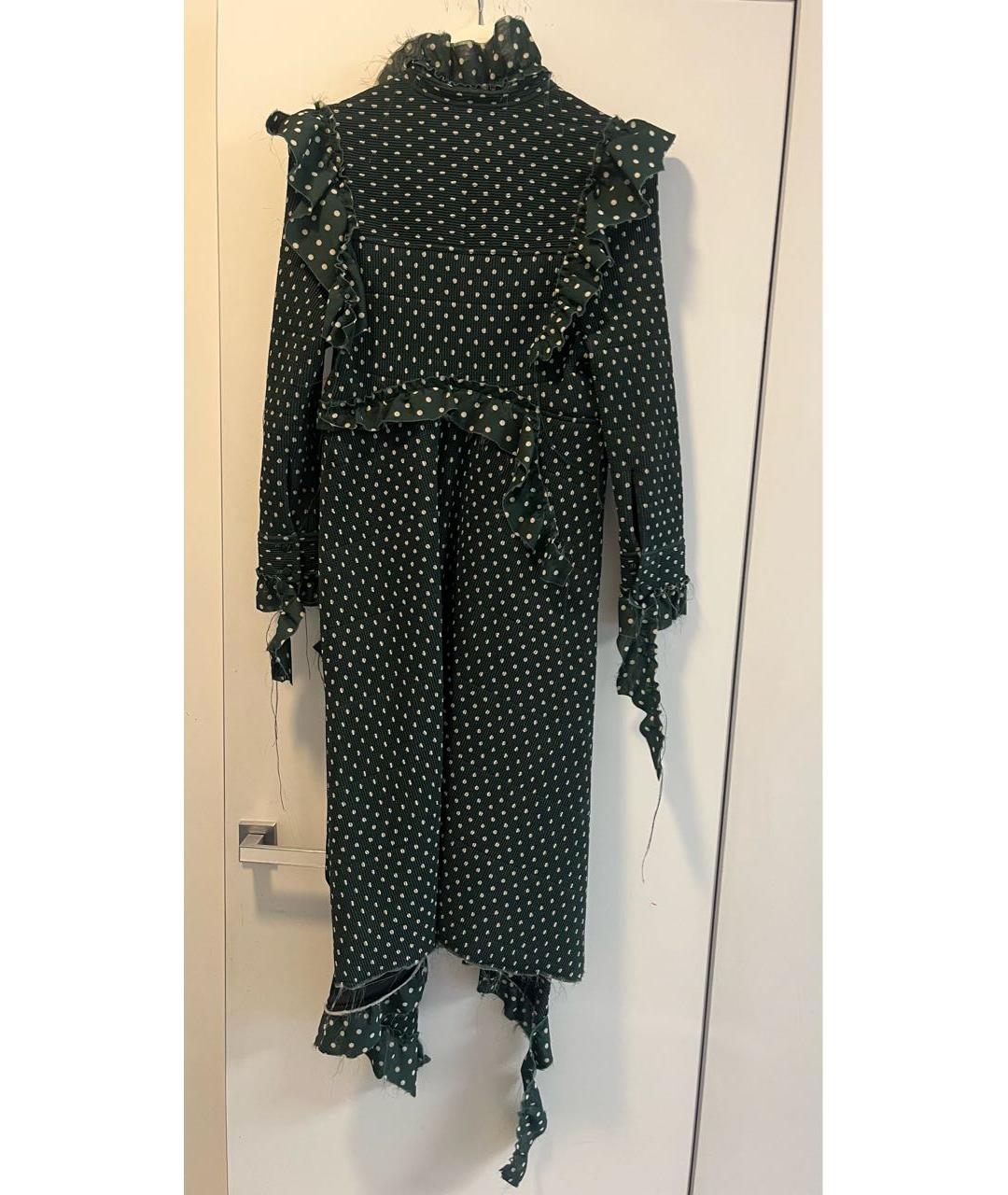 VETEMENTS Зеленые полиэстеровое вечернее платье, фото 2