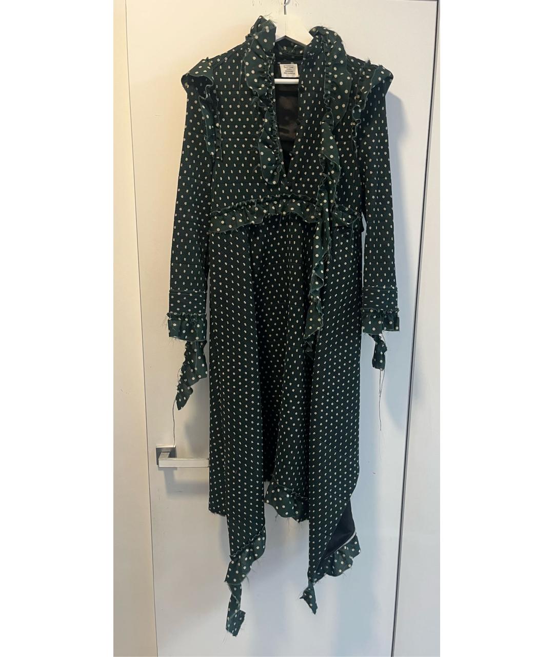 VETEMENTS Зеленые полиэстеровое вечернее платье, фото 7