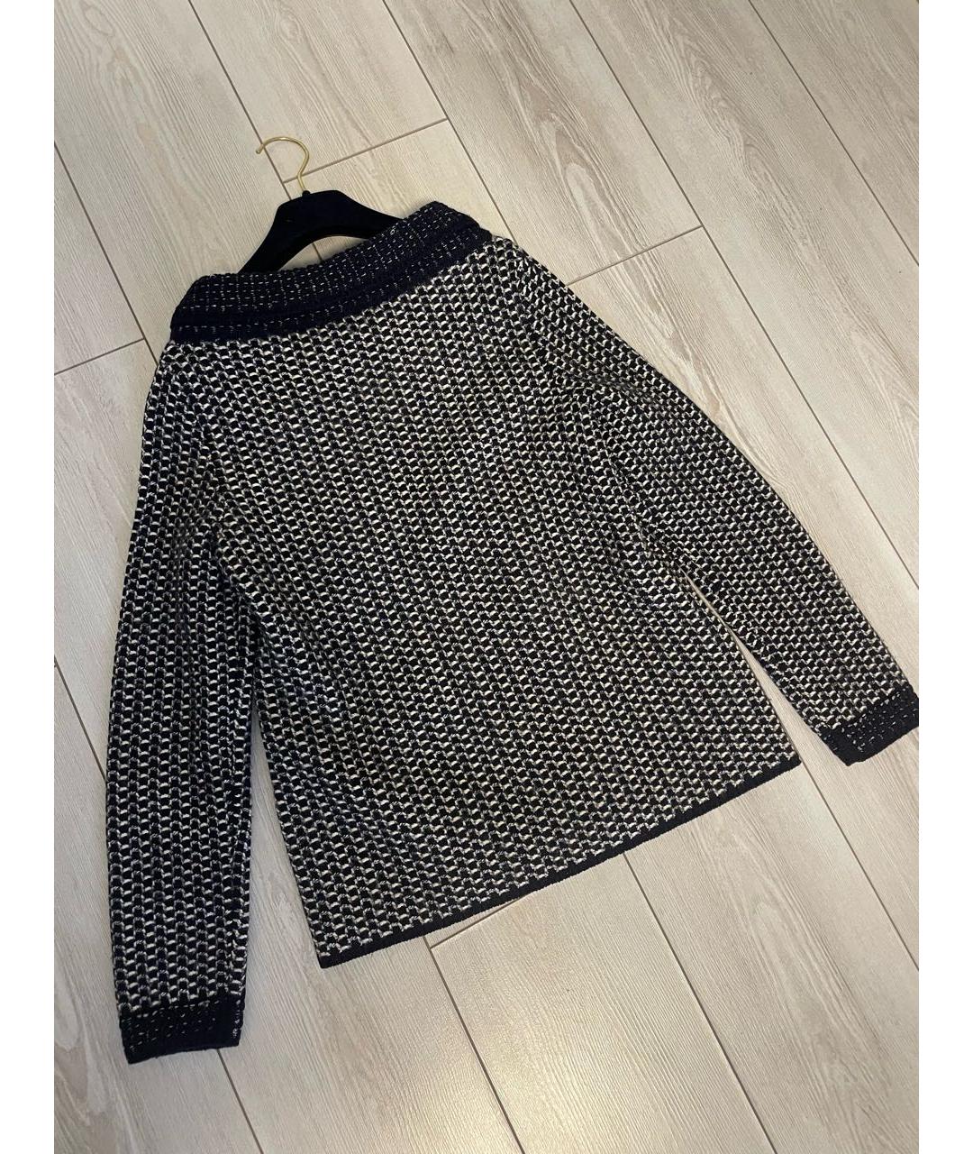 CHANEL Темно-синий кашемировый жакет/пиджак, фото 7