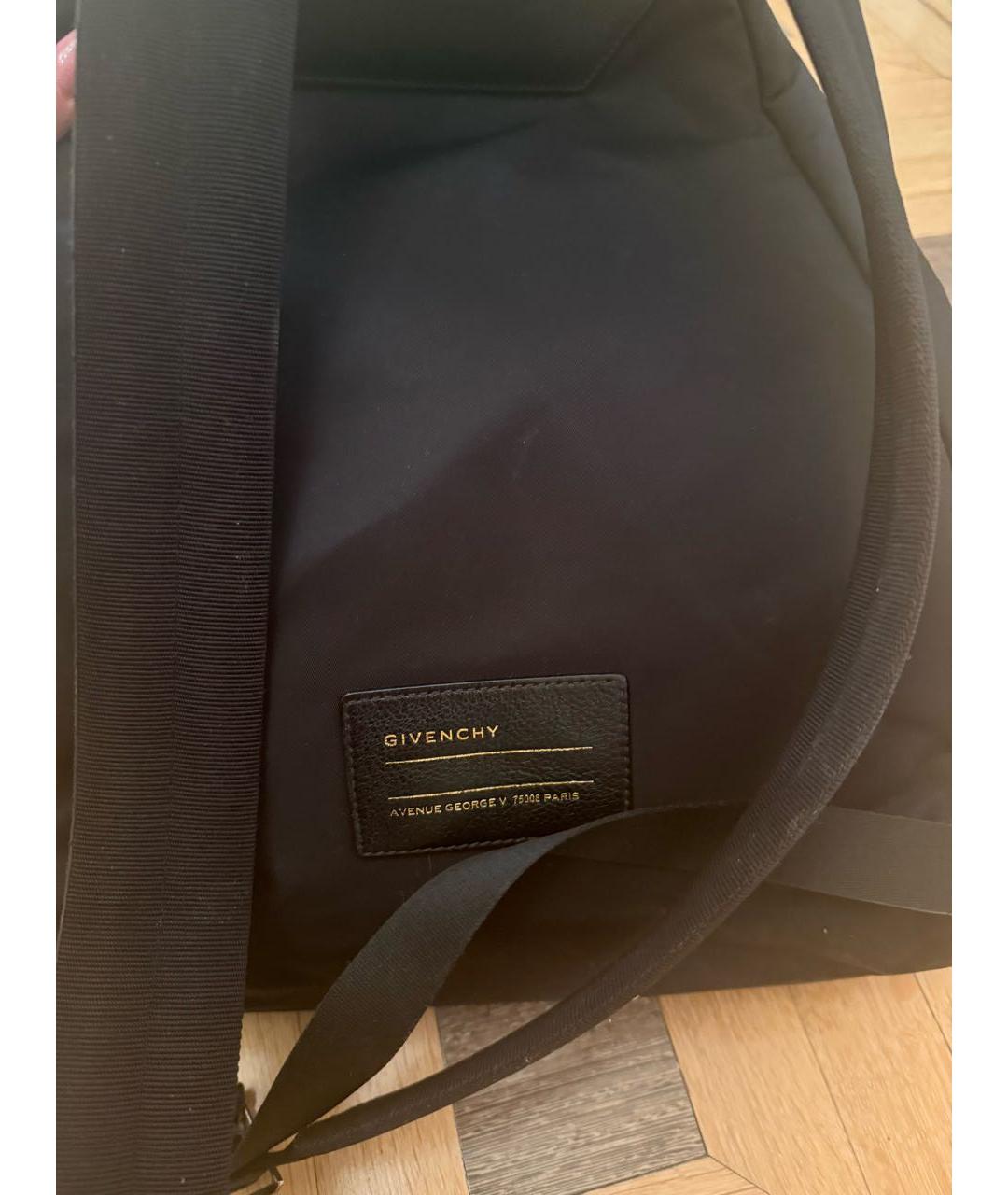 GIVENCHY Черный тканевый рюкзак, фото 4