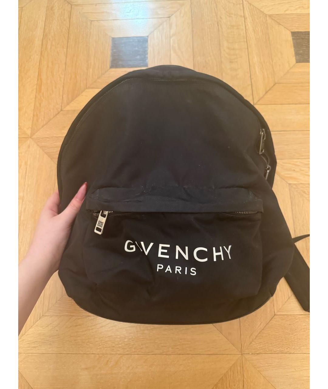 GIVENCHY Черный тканевый рюкзак, фото 6