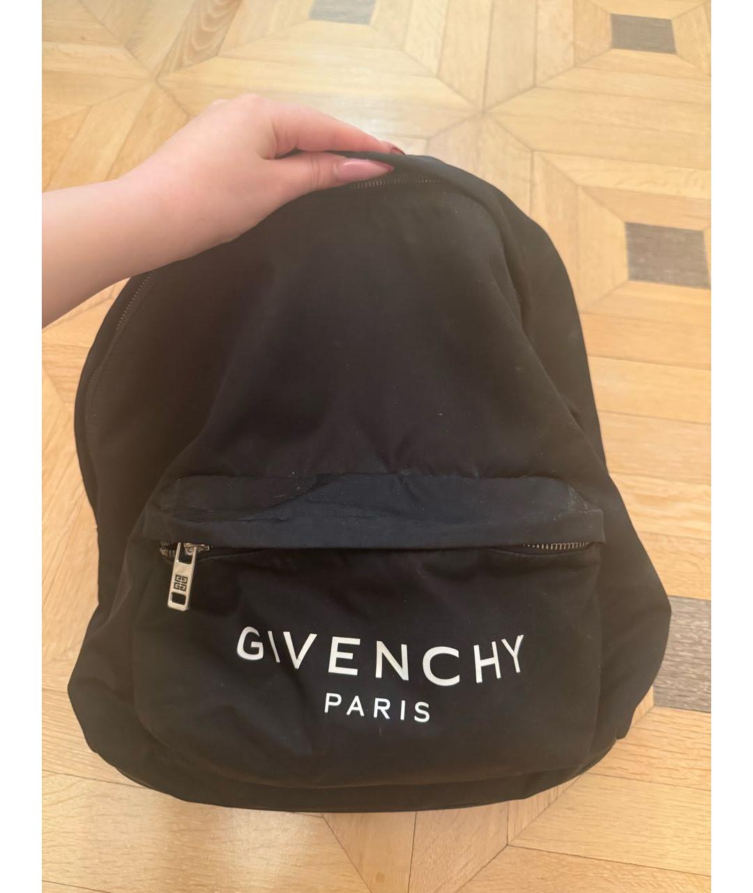 GIVENCHY Черный тканевый рюкзак, фото 5