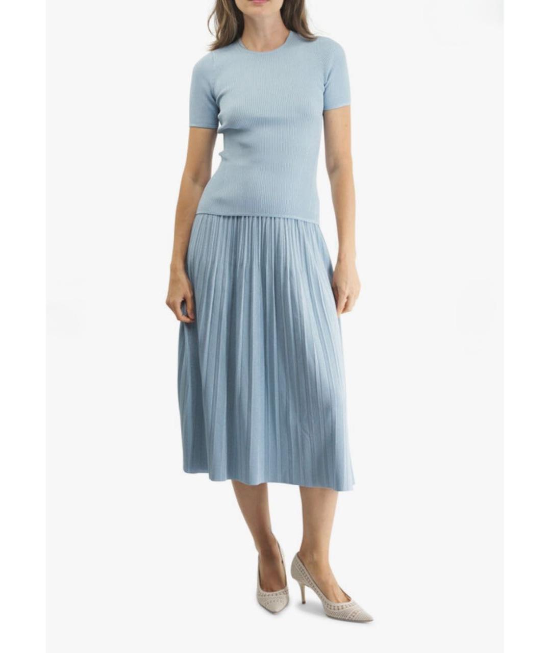 ZIMMERMANN Голубой вискозный костюм с юбками, фото 5