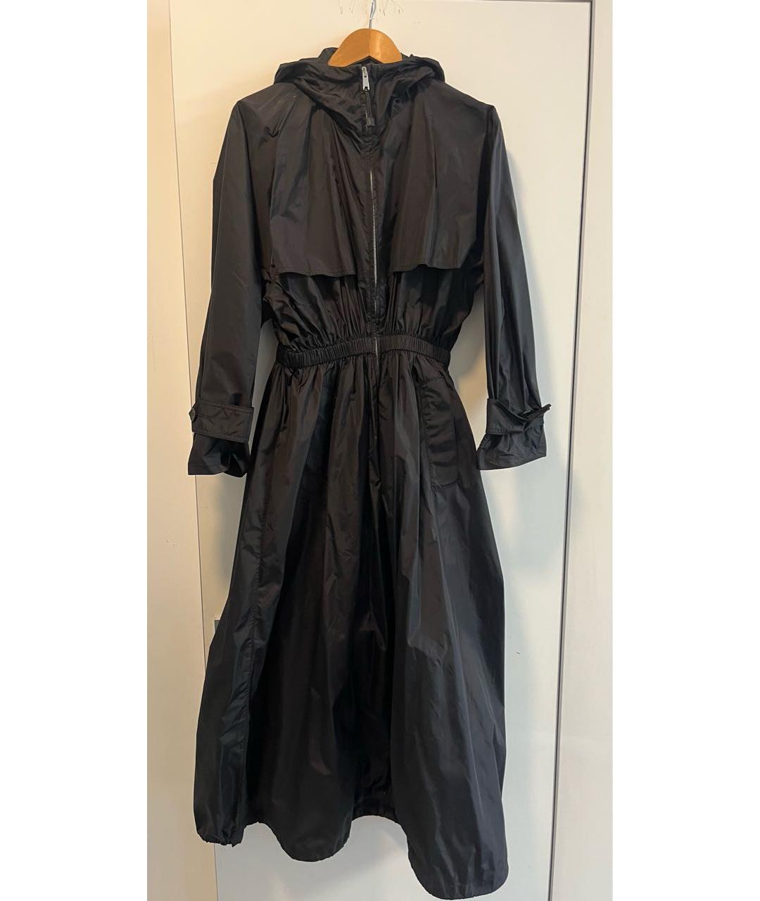 PRADA Черный полиамидовый тренч/плащ, фото 8