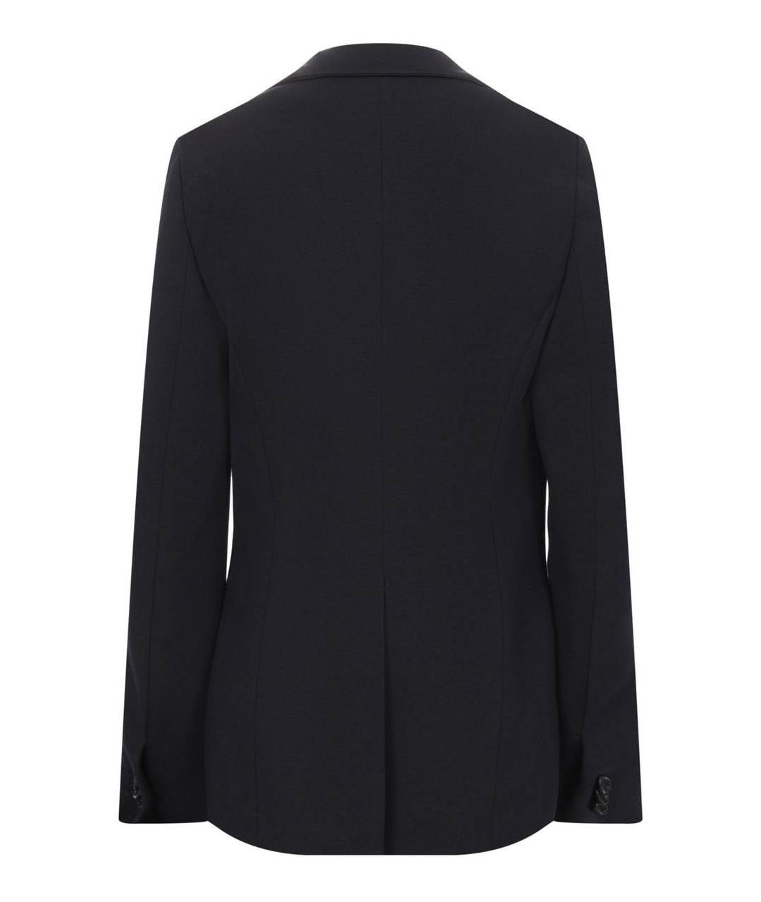 LORO PIANA Темно-синий шерстяной жакет/пиджак, фото 2