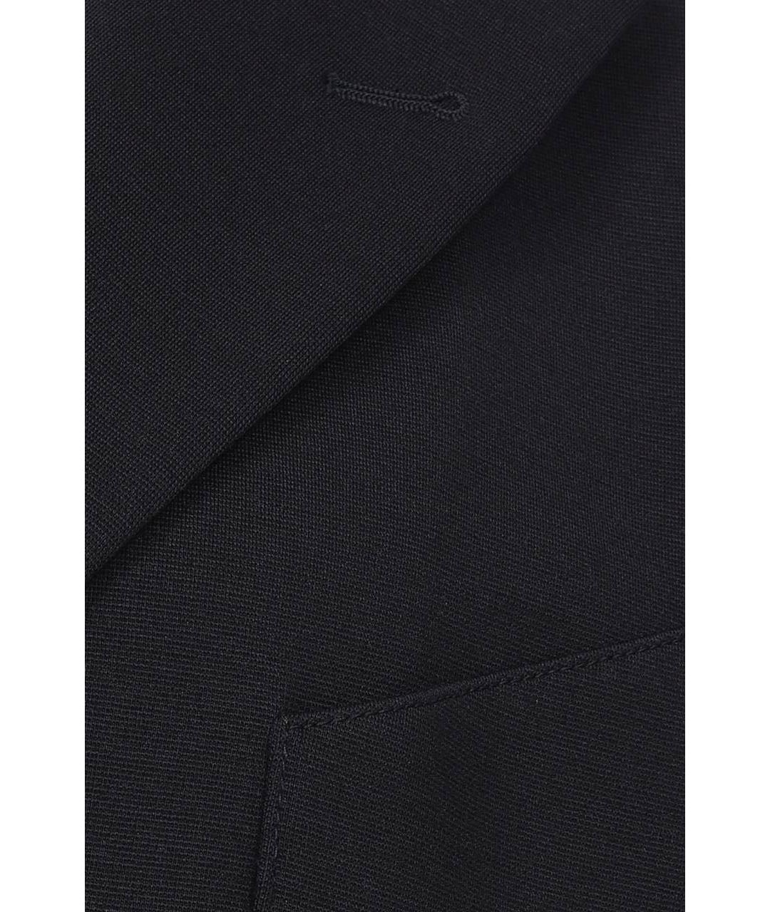 LORO PIANA Темно-синий шерстяной жакет/пиджак, фото 3