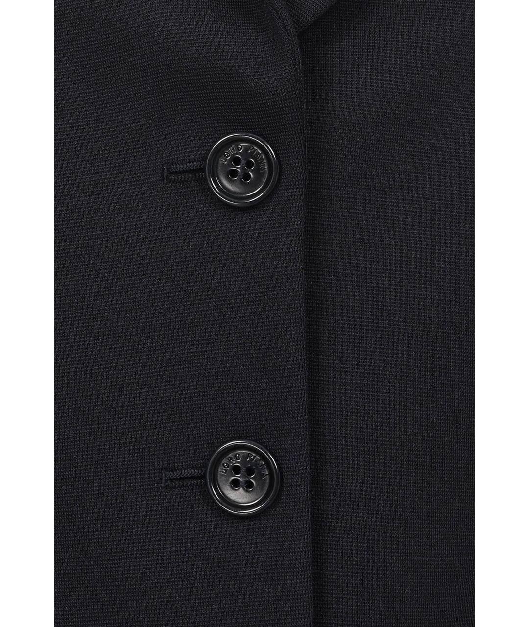 LORO PIANA Темно-синий шерстяной жакет/пиджак, фото 4