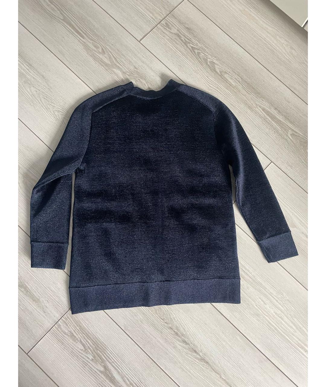 LOUIS VUITTON Темно-синий вискозный джемпер / свитер, фото 7