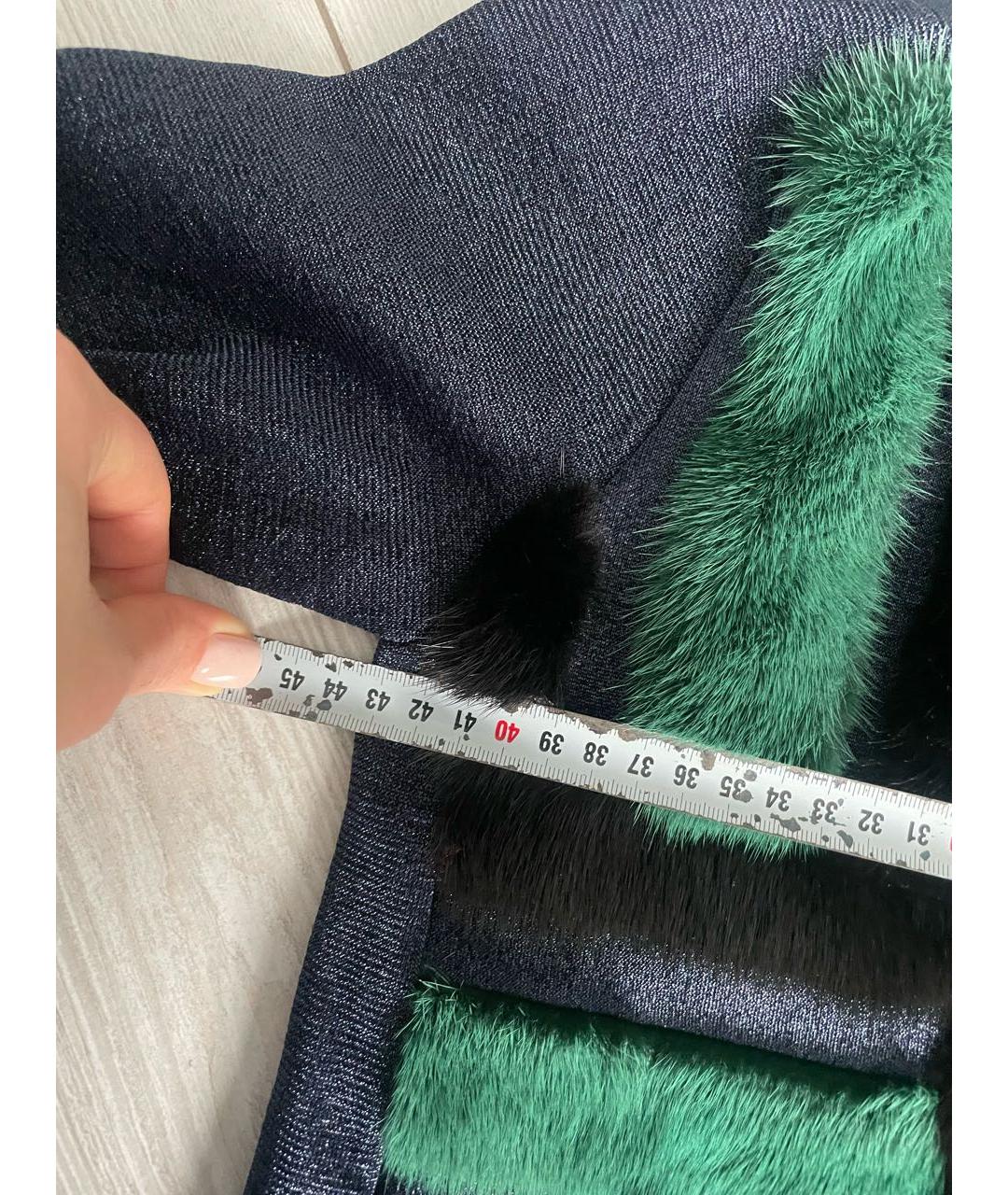 LOUIS VUITTON Темно-синий вискозный джемпер / свитер, фото 6